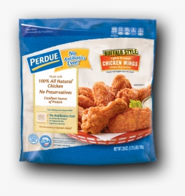 Perdue Lightly Breaded Buffalo-style Chicken Wings - Perdue Buffalo Wings, HD Png Download, Transparent PNG
