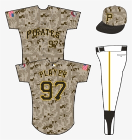 Pirates Camo Uniform - Cleveland Indians Home Uniforms, HD Png Download, Transparent PNG