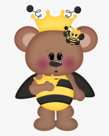 Bees Teddy Bear Clipart, HD Png Download, Transparent PNG