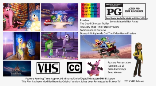 Inside Out Vhs Full Screen, HD Png Download, Transparent PNG