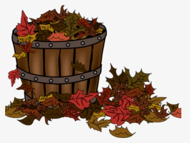 Leaf Clipart Basket - Autumn, HD Png Download, Transparent PNG