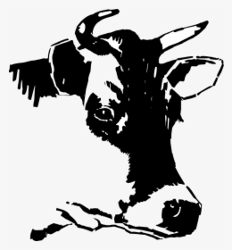 Transparent Cows Head Clipart, HD Png Download, Transparent PNG