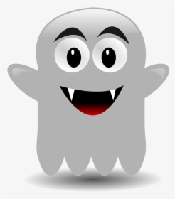 Vector Graphic Ghost Vampire Cartoon Friendly - Ghost Clip Art, HD Png Download, Transparent PNG