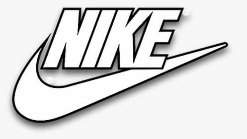 #nike #white #logo - Nike White Sign, HD Png Download, Transparent PNG