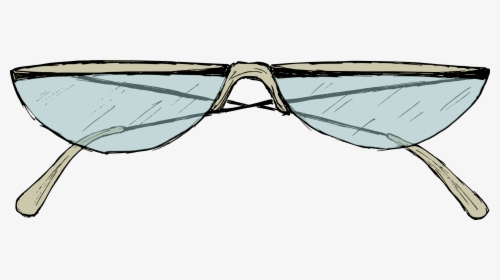 Vintage Eye Glasses Drawing 3 1, HD Png Download, Transparent PNG