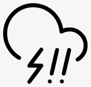Hail Storm Cloud Lightning Rain, HD Png Download, Transparent PNG