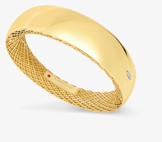 18k Yellow Gold Wide Bangle, HD Png Download, Transparent PNG