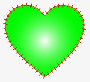 Heart,symbol,green - Transparent Background Pixel Heart, HD Png Download, Transparent PNG