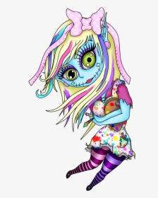 Image Library Library Its Too Cute Inkspirations - Zombie Girl Clip Art, HD Png Download, Transparent PNG