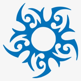 Tattoo Of A Sunshine Clipart , Png Download - Tribal Sun Tattoo Png, Transparent Png, Transparent PNG