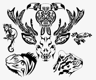 Tribal Tattoo - Illustration, HD Png Download, Transparent PNG