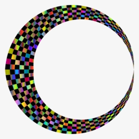 Checkerboard Crescent Moon Polyprismatic - Plate, HD Png Download, Transparent PNG
