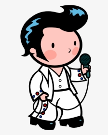 Cartoon Elvis - Cartoon Elvis Presley Drawing Easy, HD Png Download, Transparent PNG