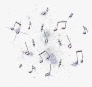 #music #note #notes #musicnotes #purple #falling - Transparent Png Gif De Musica Png, Png Download, Transparent PNG