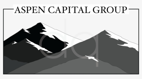 Aspen Capital Bw Mountains - Illustration, HD Png Download, Transparent PNG
