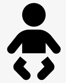 Black Baby Png Vector Royalty Free Stock - Infant Clipart Silhouette, Transparent Png, Transparent PNG