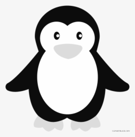 Clipart Baby Black And White - Penguin Black And White, HD Png Download, Transparent PNG