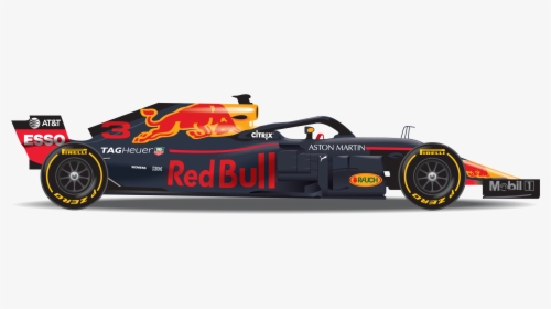 F1 Red Bull Car 2018 Transparent, HD Png Download, Transparent PNG