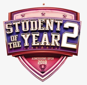 Student Of The Year 2 Text Png - Student Of The Year 2 Logo, Transparent Png, Transparent PNG