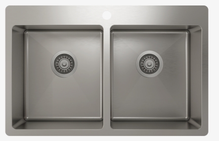 Stainless Steel Kitchen Sink, Handcrafted - Png Image Of Kitchen Sink Plan, Transparent Png, Transparent PNG