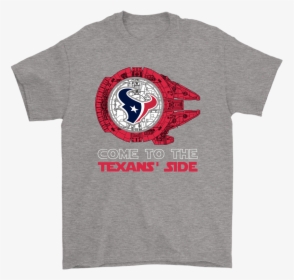 Come To The Texans Side Star Wars X Houston Texans - Star Wars Packers Shirt, HD Png Download, Transparent PNG
