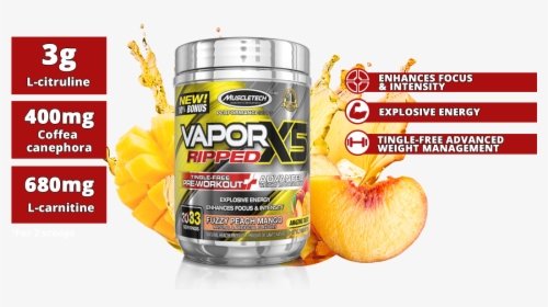 Vapor X5 Ripped - Natural Foods, HD Png Download, Transparent PNG