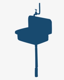 Sink With Faucet Silhouette Png, Transparent Png, Transparent PNG
