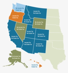 Ep Map - Washington State Estate Tax, HD Png Download, Transparent PNG