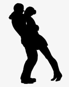 Standing,human Behavior,silhouette - Man Woman Hug Silhouette, HD Png Download, Transparent PNG