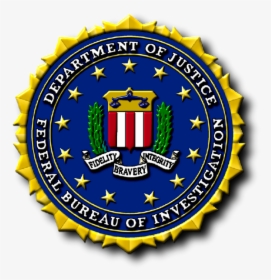 Fbi Logo Smaller - Department Of Justice Fbi, HD Png Download, Transparent PNG
