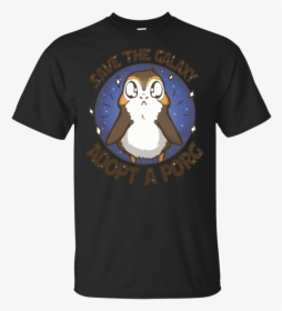 Adopt A Porg T-shirt - T-shirt, HD Png Download, Transparent PNG