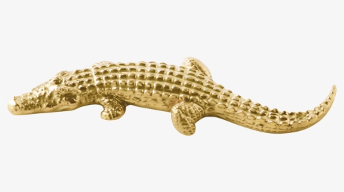 Knife Rest Crocodile, Gold - Nile Crocodile, HD Png Download, Transparent PNG