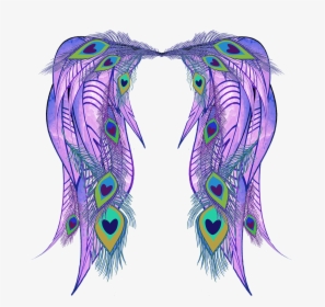 Peacock Feather Angel Wings, HD Png Download, Transparent PNG