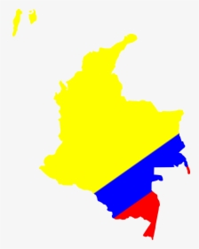 Map Of Colombia Svg Clip Arts - Colombia Map Clipart, HD Png Download, Transparent PNG