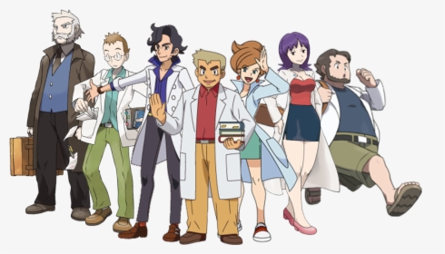 Every Professor In Pokemon, HD Png Download, Transparent PNG