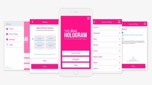 Hello Barbie Hologram Companion App - Iphone, HD Png Download, Transparent PNG