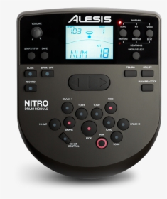 Alesis Nitro Kit Eight-piece Electronic Drum Kit, Nitro - Alesis Nitro Kit Module, HD Png Download, Transparent PNG