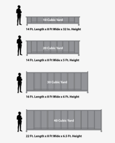 Dumpster Size-02 - Silhouette, HD Png Download, Transparent PNG