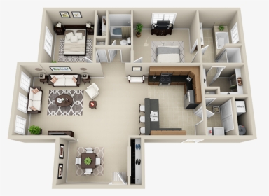 St Ivans Floor Plan Ground - Planos De Casas De Una Planta 3d, HD Png Download, Transparent PNG