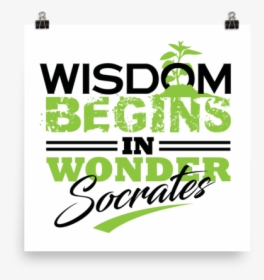 Wisdom Begins In Wonder - Socrates Logo Design, HD Png Download, Transparent PNG