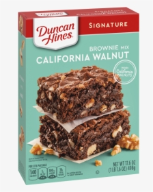 California Walnut Brownie Mix - Duncan Hines, HD Png Download, Transparent PNG