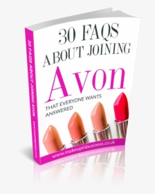 For The Full 30 Avon Faq About Joining Avon Free E-book - Publication, HD Png Download, Transparent PNG