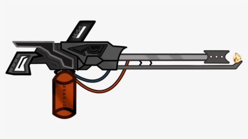 Flamethrower2 - Drawing Of A Flame Thrower, HD Png Download, Transparent PNG