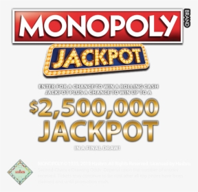 Monopoly Jackpot Second-chance Promotion, HD Png Download, Transparent PNG