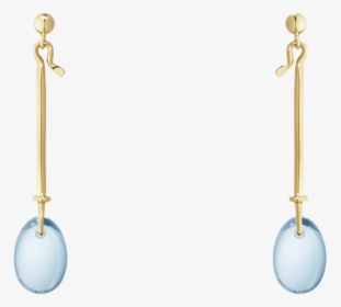 Georg Jensen Dew Drop Earrings In Blue Topaz - Torun Bulow Hube Earrings, HD Png Download, Transparent PNG