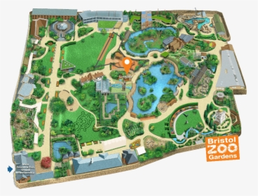 Bristol Zoo Gardens Map - Bristol Zoo Lion Enclosure, HD Png Download, Transparent PNG