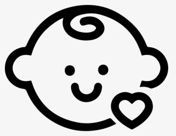 Kids - Baby Logo Black And White, HD Png Download, Transparent PNG