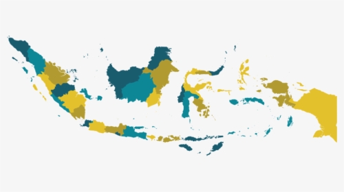 Indonesia Color Map Vector 01, HD Png Download, Transparent PNG