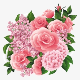 Bouquet Clipart Beautiful Flower - Beautiful Flower Hd Clipart, HD Png Download, Transparent PNG