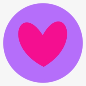 Heart In Circle Purple Svg Clip Arts - Purple Apple Clipart, HD Png Download, Transparent PNG